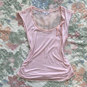 Pink bow top